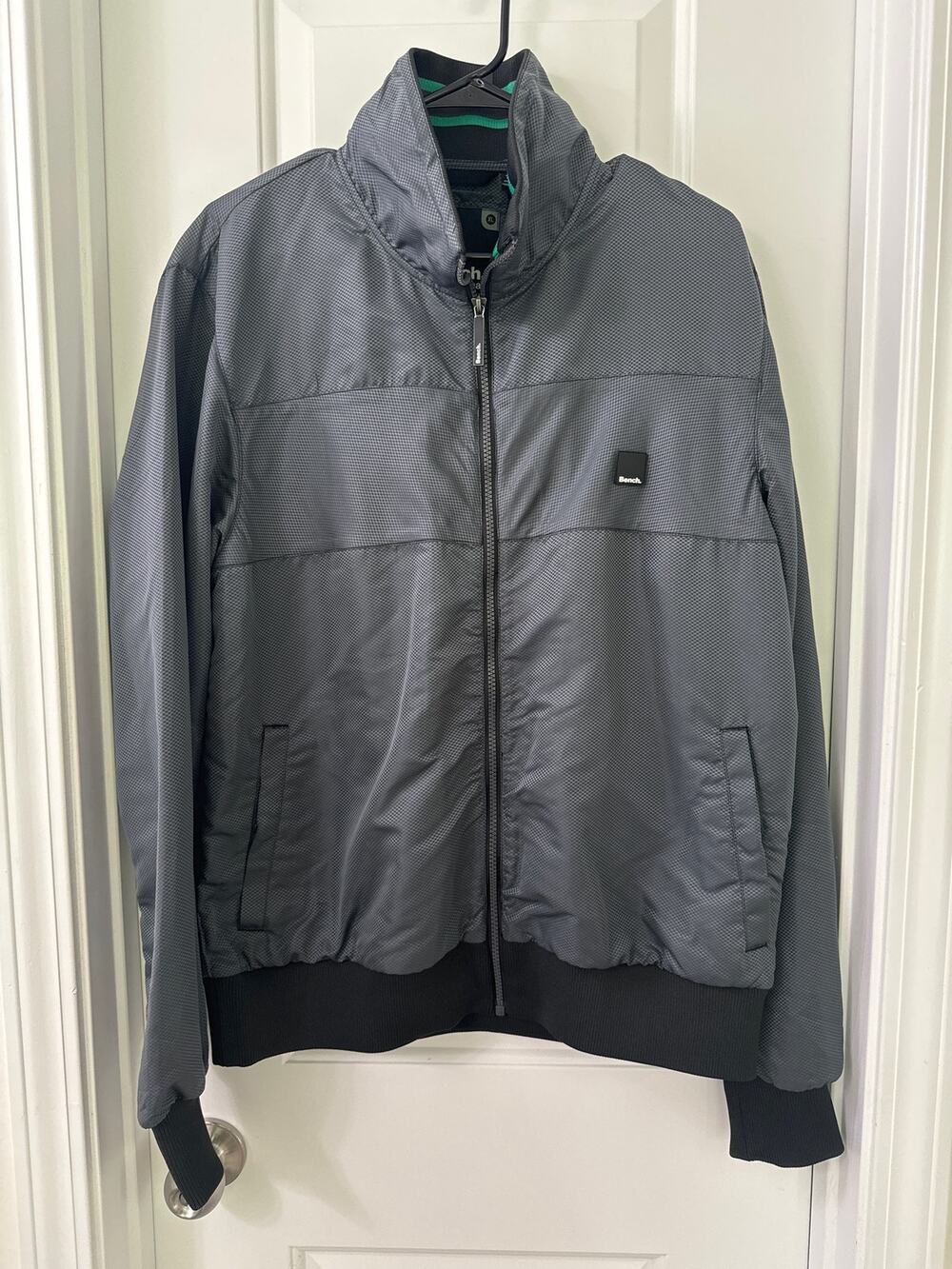 Bench Men's Jacket Full Zip Gray  Windbreaker,  Size XL